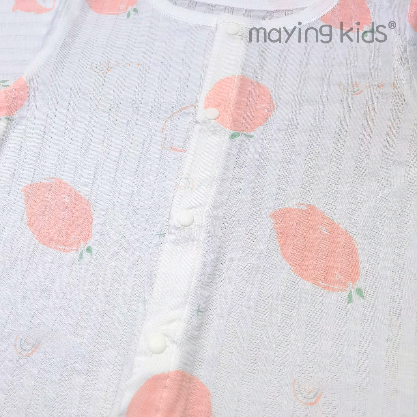 9018 : Jumpsuit Baby 單面布開胸連身衣