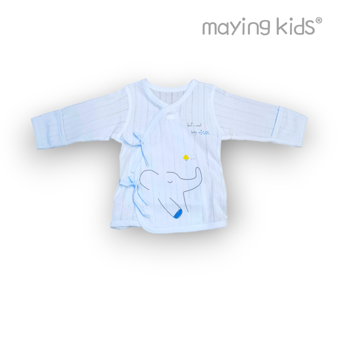 90561:Wrap Top Baby 純棉單面布綁帶上衣