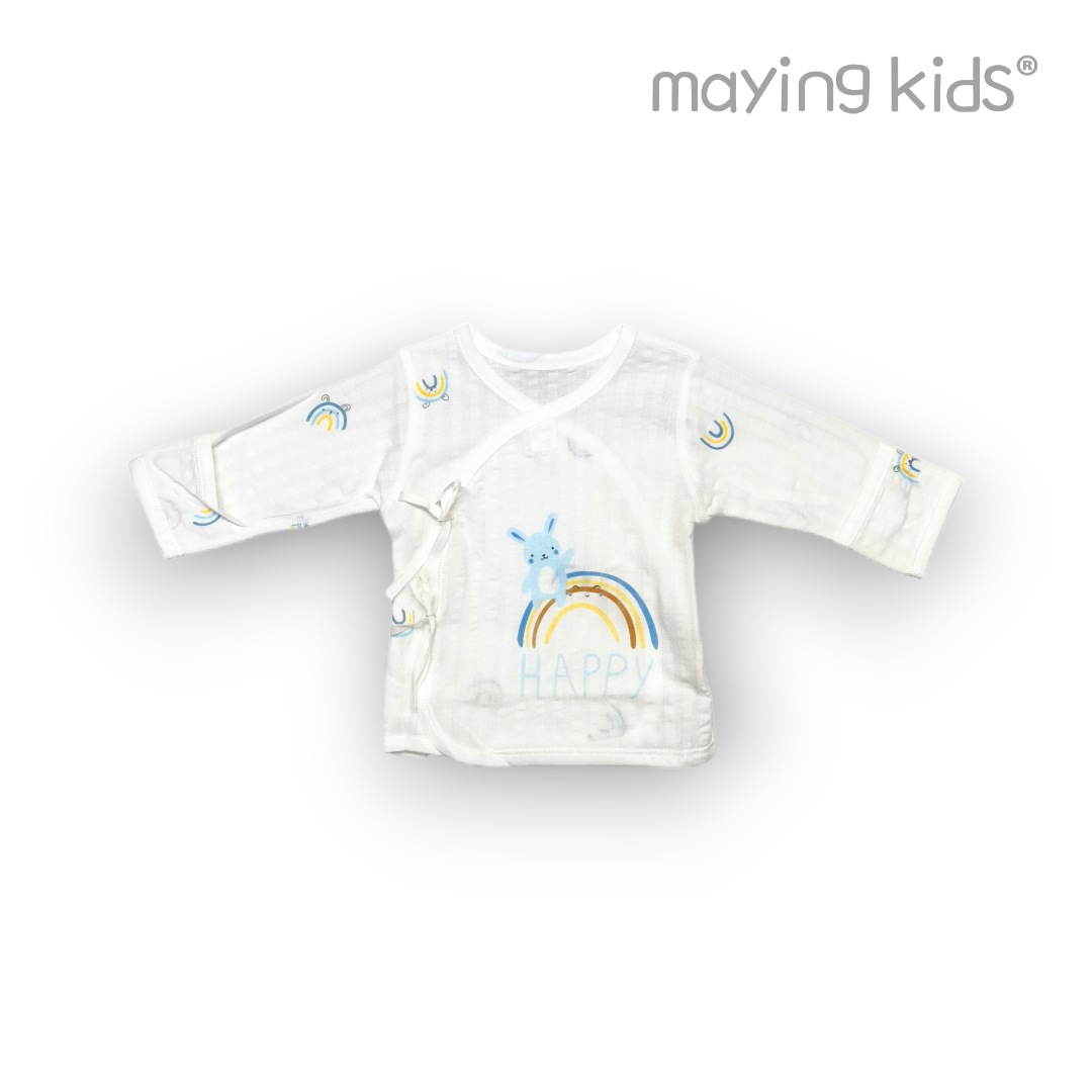 9009-1:Wrap Top Baby 純棉單面布綁帶上衣