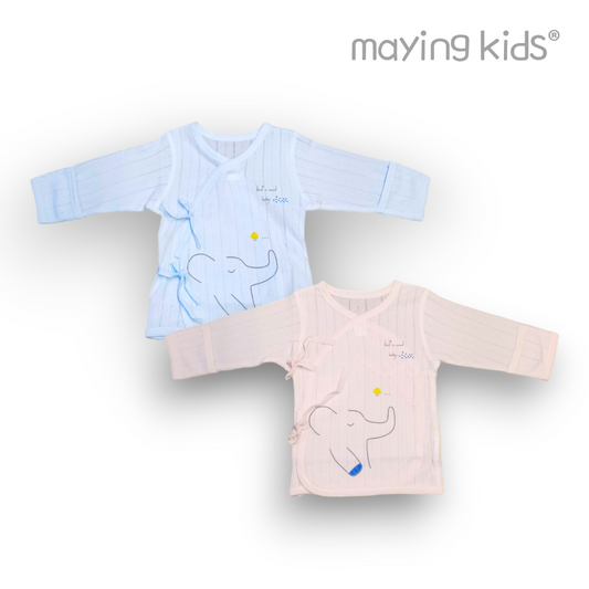 90561:Wrap Top Baby 純棉單面布綁帶上衣