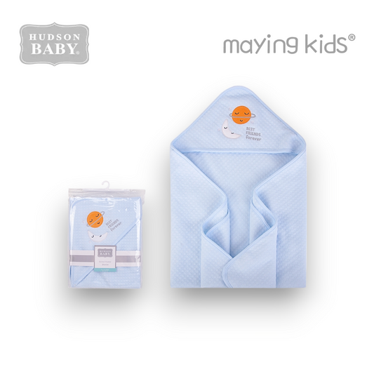 01026CH:Quilted Blanket with Hooded
連帽包被 - 月亮星球