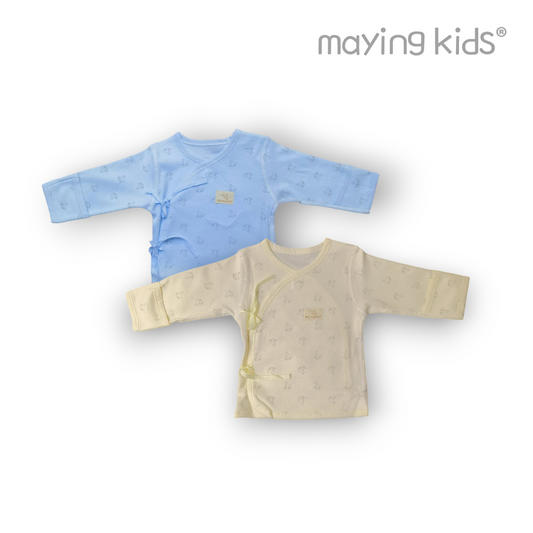 3388:Wrap Top Baby 純棉雙面布綁帶上衣