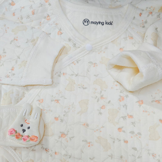 25013 : 薄夾絲棉魔術貼連身衣