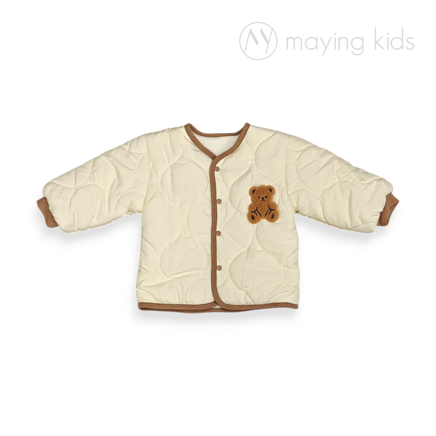 B8361 : Quilted Baby Jacket 輕薄刺繡夾棉加絨外套