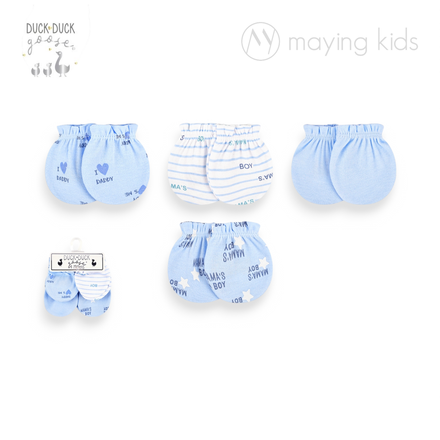 D05964LA: 4pc Scratch Mittens Set
防抓手套4件裝
