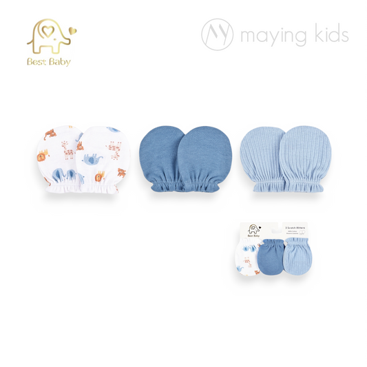 BS72036 : 3pc Scratch Mittens Set
防抓手套3件裝