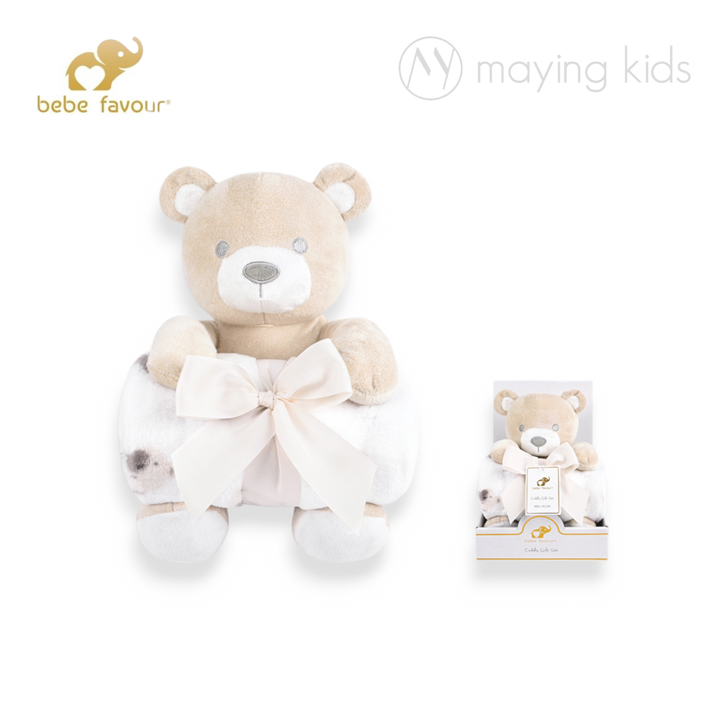 BP53574 : Plush Blanket & Toy Gift Box Set 毛毯及公仔禮盒套裝
