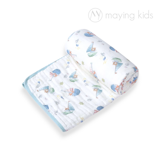 T6110 : Six Layers Baby Blanket 六層純棉紗巾浴巾