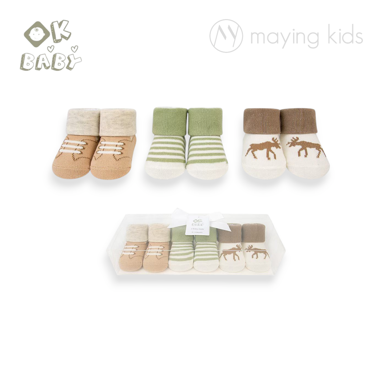 KC71816 : Socks gift set 3pc 襪仔3件裝禮盒