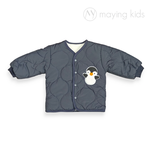 B8361 : Quilted Baby Jacket 輕薄刺繡夾棉加絨外套