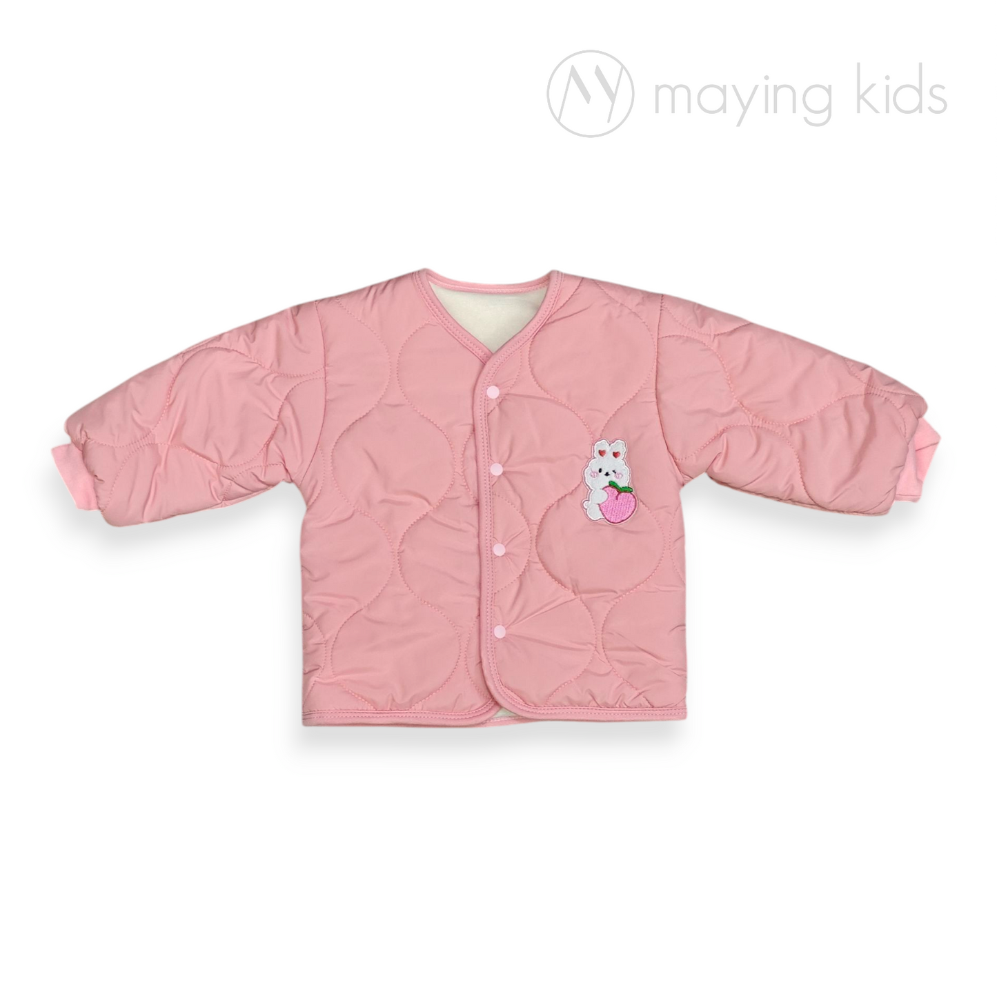 B8361 : Quilted Baby Jacket 輕薄刺繡夾棉加絨外套