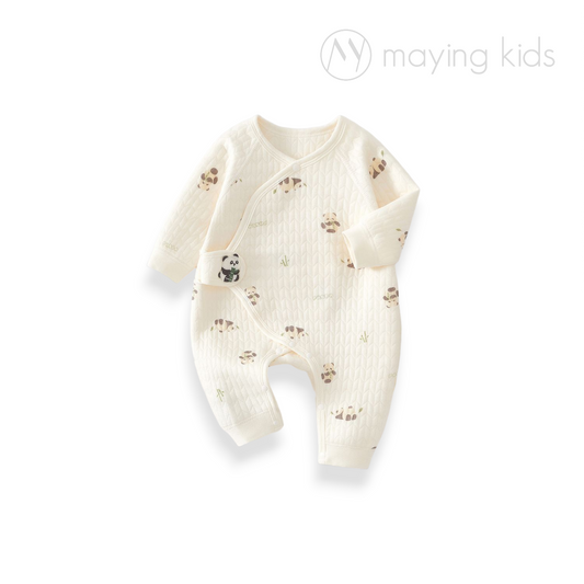 25012 : 薄夾絲棉魔術貼連身衣