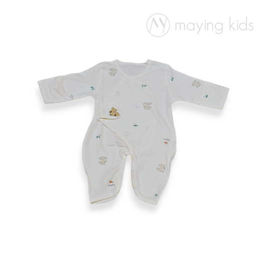 G2510 : 純棉雙面布魔術貼連身衣 - 兔子