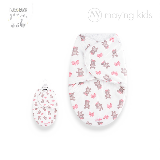 D05492LA: 1pc Minky Swaddle Blanket 毛絨安睡防驚嚇包巾