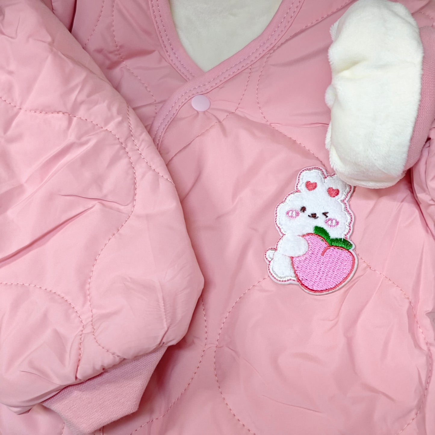 B8361 : Quilted Baby Jacket 輕薄刺繡夾棉加絨外套