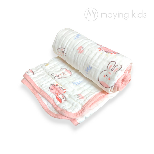 T690 : Six Layers Baby Blanket 六層純棉紗巾浴巾