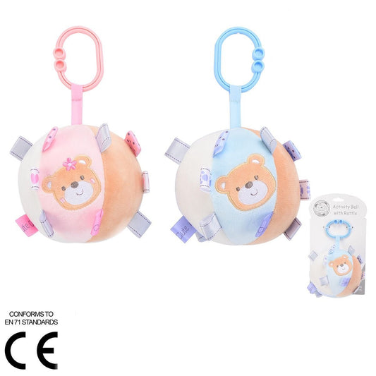 Activity ball with rattle
球形搖鈴公仔