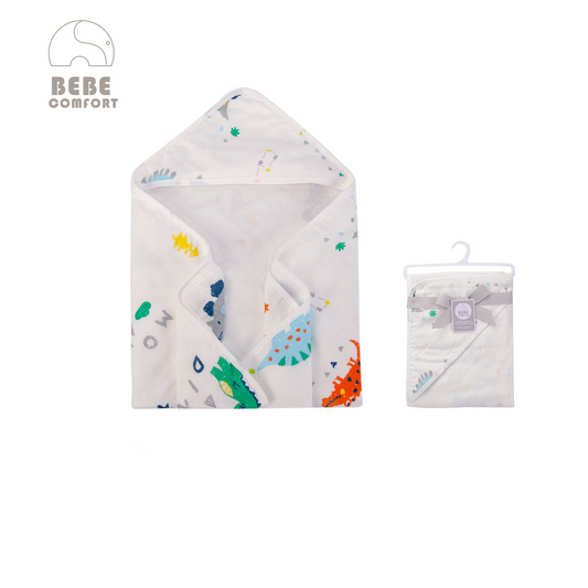 Double Layers Of Bamboo And Terry Hooded
雙層竹纖維棉質連帽包被
- 恐龍