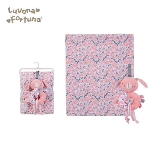 Bunny Rattle Toys And Blanket Set
兔仔搖鈴安撫公仔及毛毯的副本
