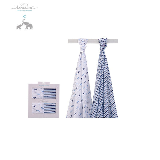 Muslin Swaddle Blanket
純棉紗布包巾