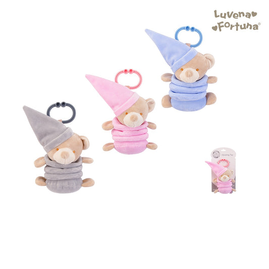 Plush bear with rattle 熊仔搖鈴