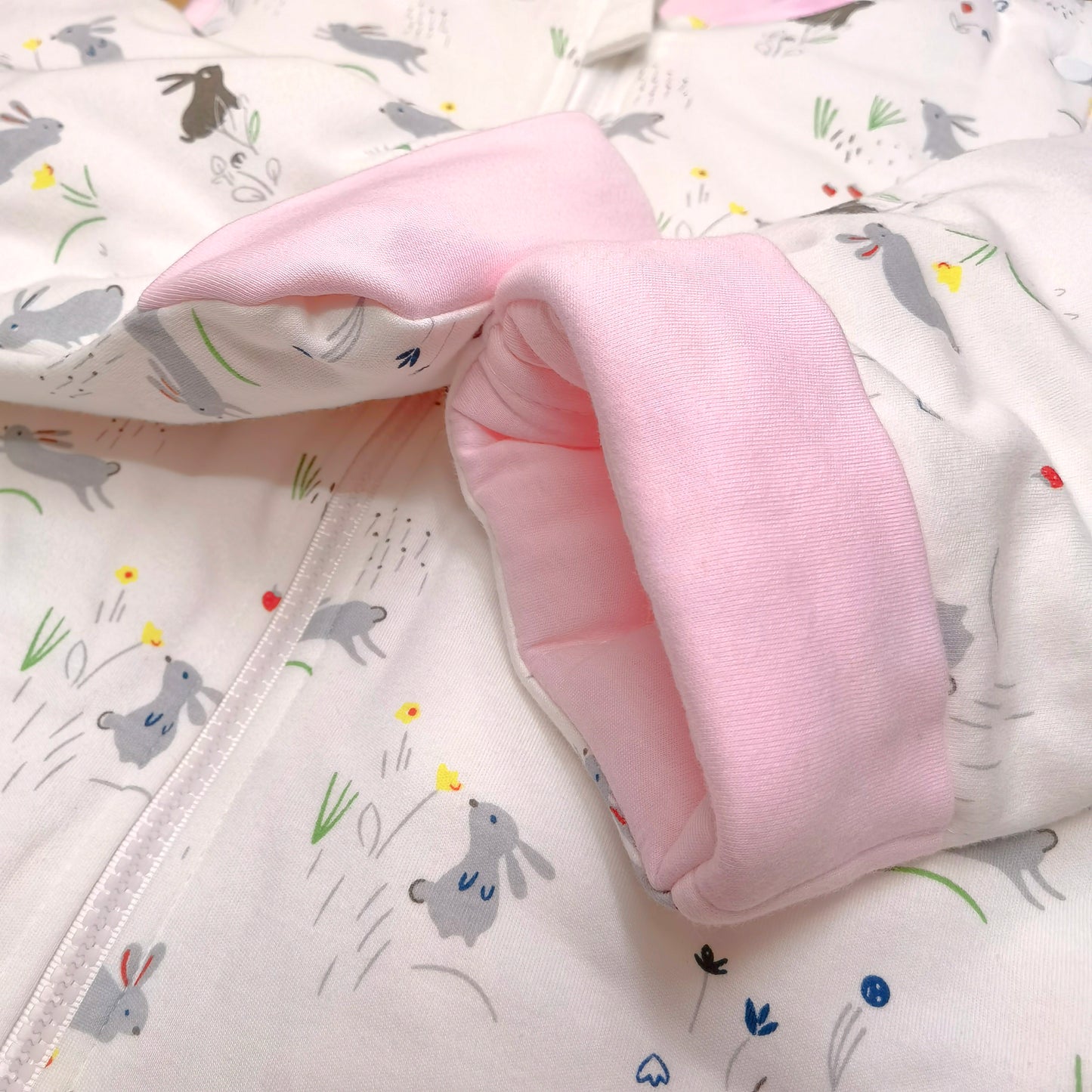 #2119 夾棉雙面布拆袖睡袋