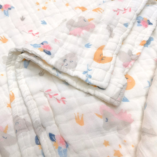 Six Layers Baby Blanket 六層純棉紗巾