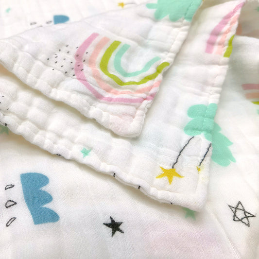 Six Layers Baby Blanket 六層純棉紗巾
