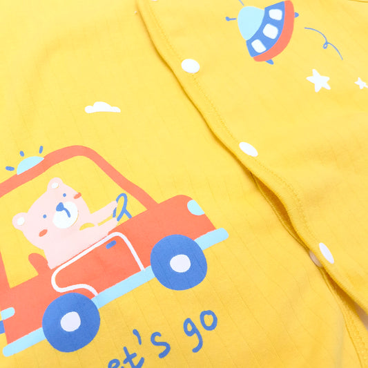 CV1599 : 正反面圖案雙面布純棉背心外套 Double Knit Cotton Vest