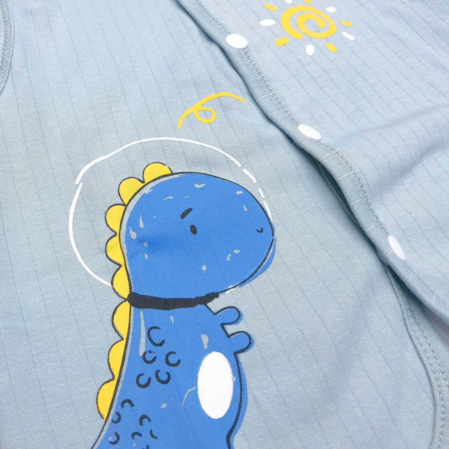 DV1599 : 正反面圖案雙面布純棉背心外套 Double Knit Cotton Vest