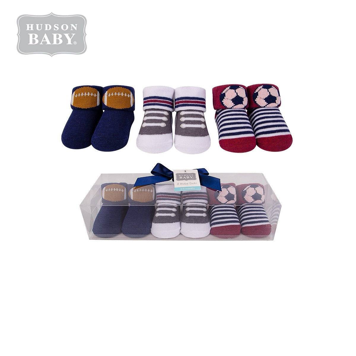 Socks gift set 3pc 襪仔3件裝禮盒 - 足球欖球