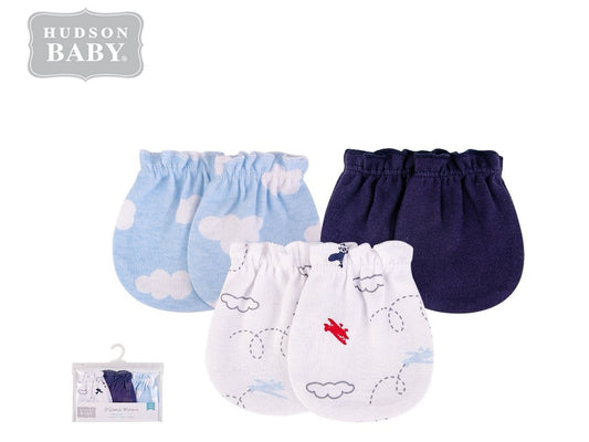 Scratch Mittens Set 3pc
防抓手套三件裝 - 天空白雲圖案