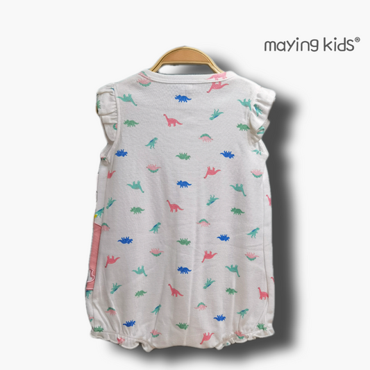 新款夏季短袖現貨📢 ‼️ 純棉短袖連身服(恐龍圖案)