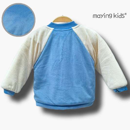 冬季長袖保暖嬰兒褸♨️ 燈芯絨夾綿外套