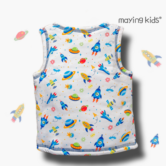 夾棉背心外套 - 火箭