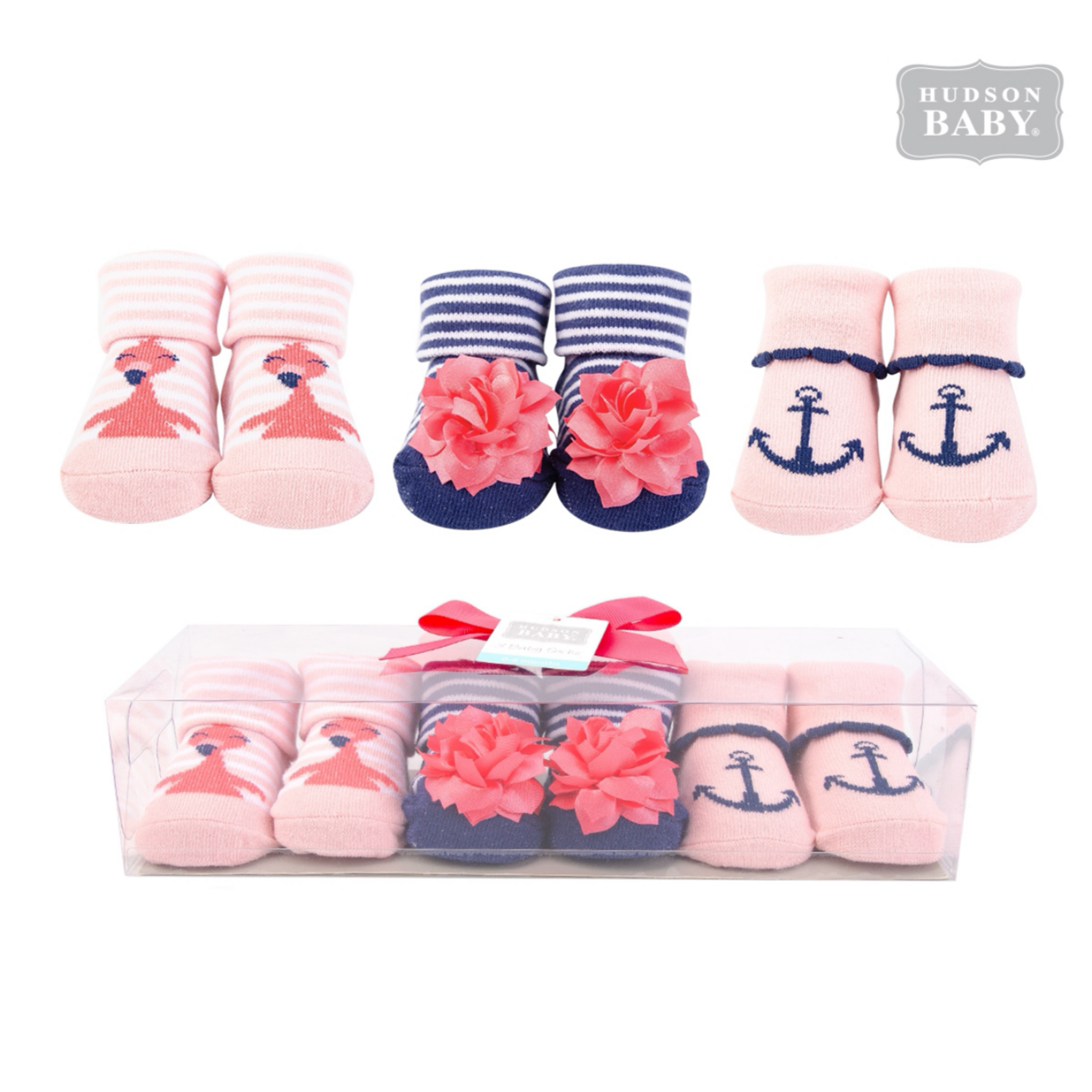 Socks gift set 3pc 襪仔3件裝禮盒 - 船錨花