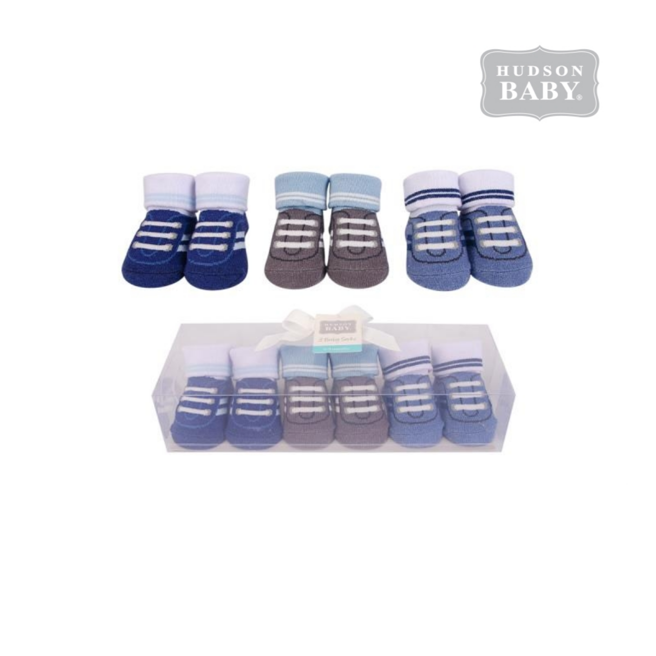 Socks gift set 3pc 襪仔3件裝禮盒 - 深藍淺藍