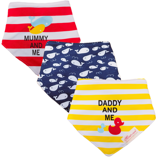 Baby Bib 3pc 嬰兒三角口水肩3件裝