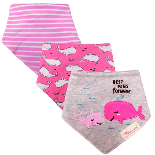 Baby Bib 3pc 嬰兒三角口水肩3件裝
