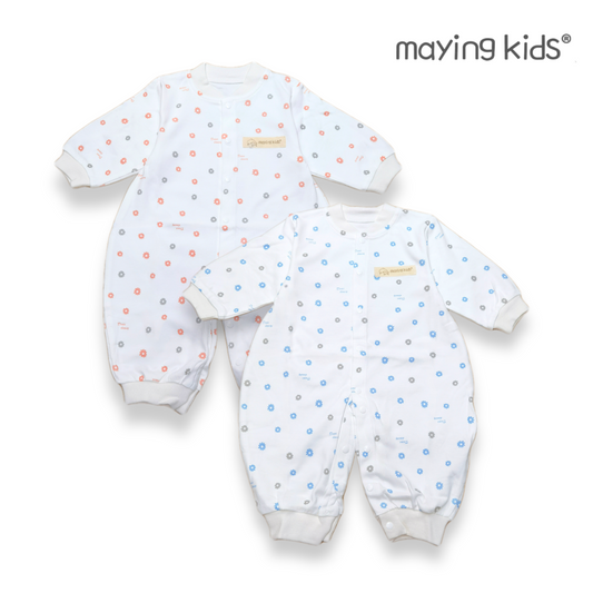 #8112 純棉雙面布開胸連身衣