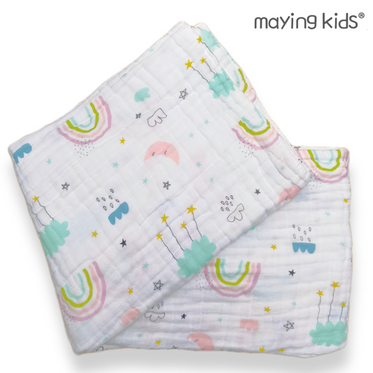 Six Layers Baby Blanket 六層純棉紗巾