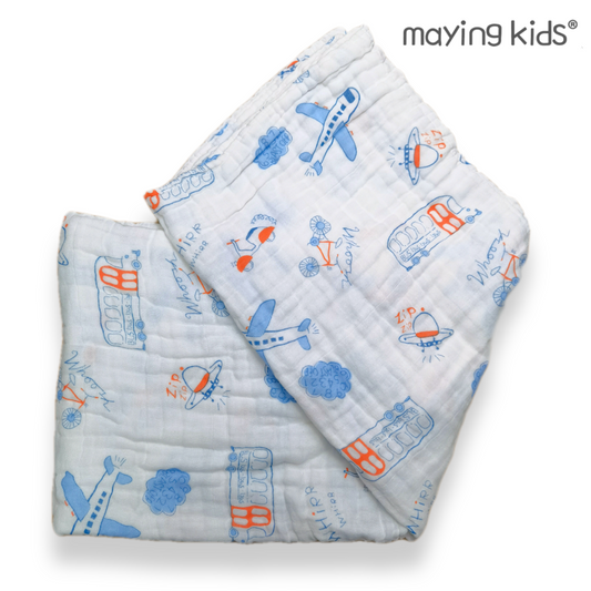 Six Layers Baby Blanket 六層純棉紗巾