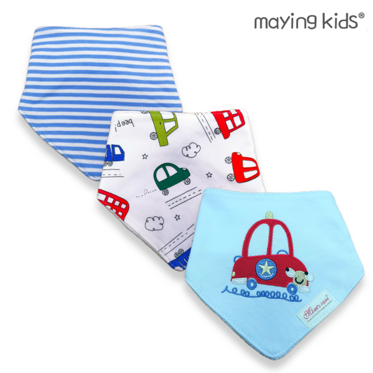 Baby Bib 3pc 嬰兒三角口水肩3件裝