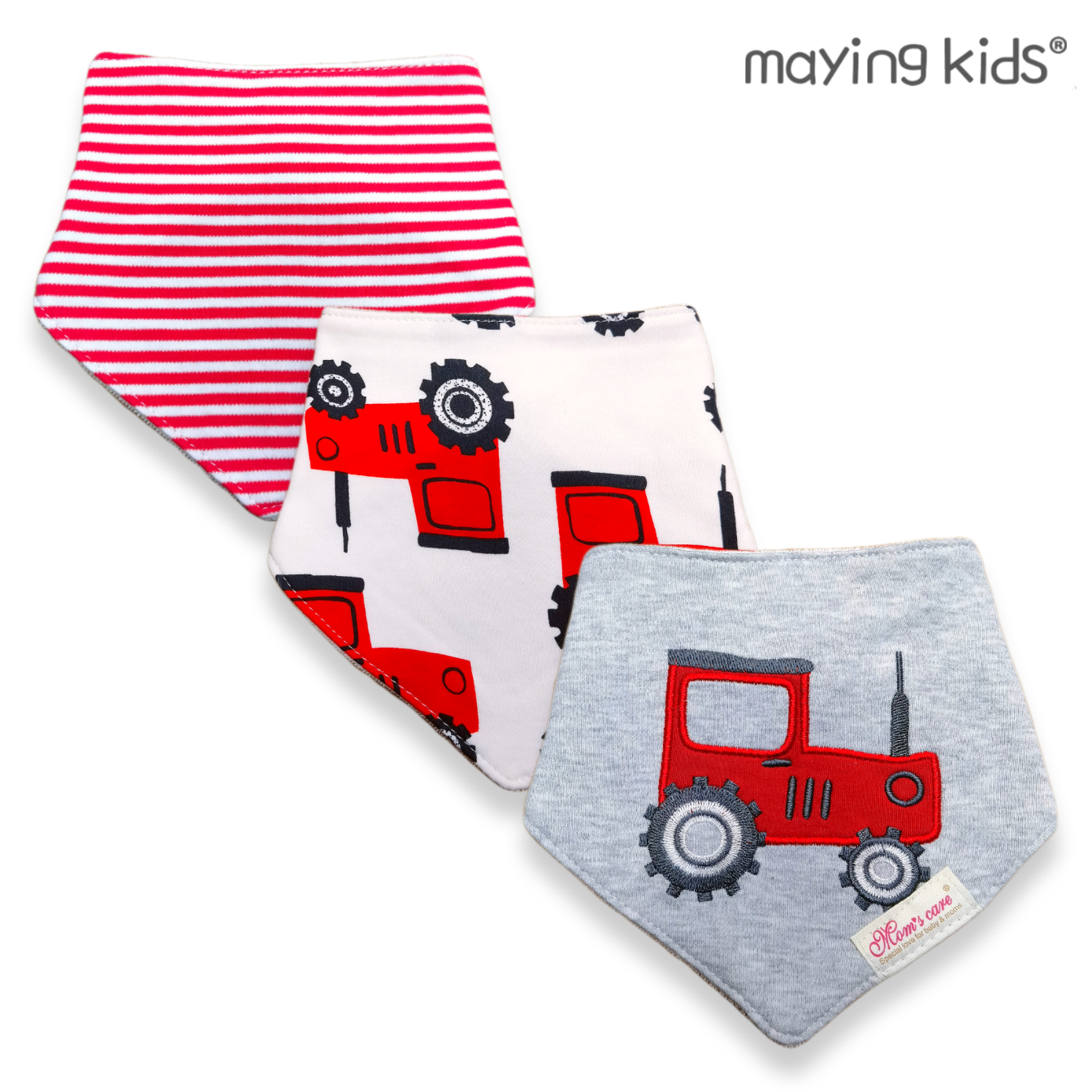 Baby Bib 3pc 嬰兒三角口水肩3件裝