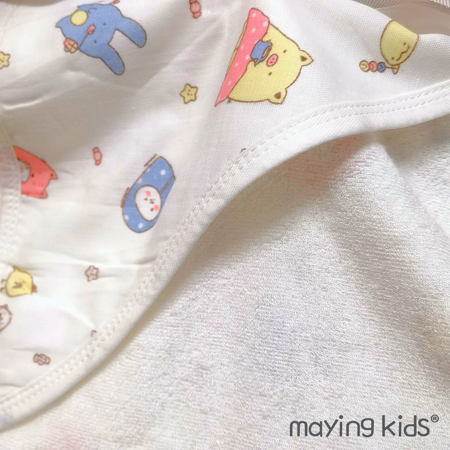 Muslin and Bamboo Terry Hooded 三層竹纖維棉質連帽包被