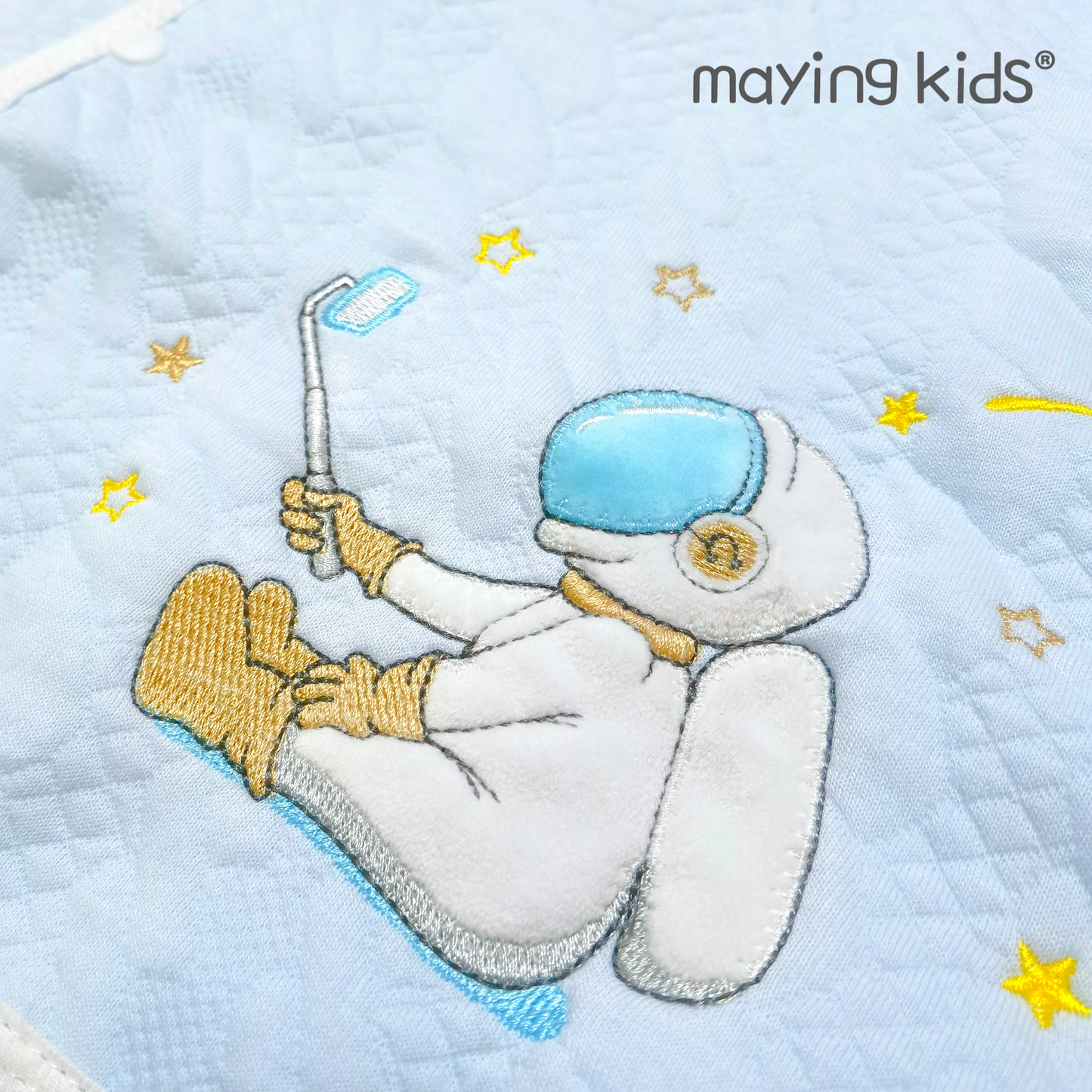 夾絲純棉背心外套 - 星空太空人