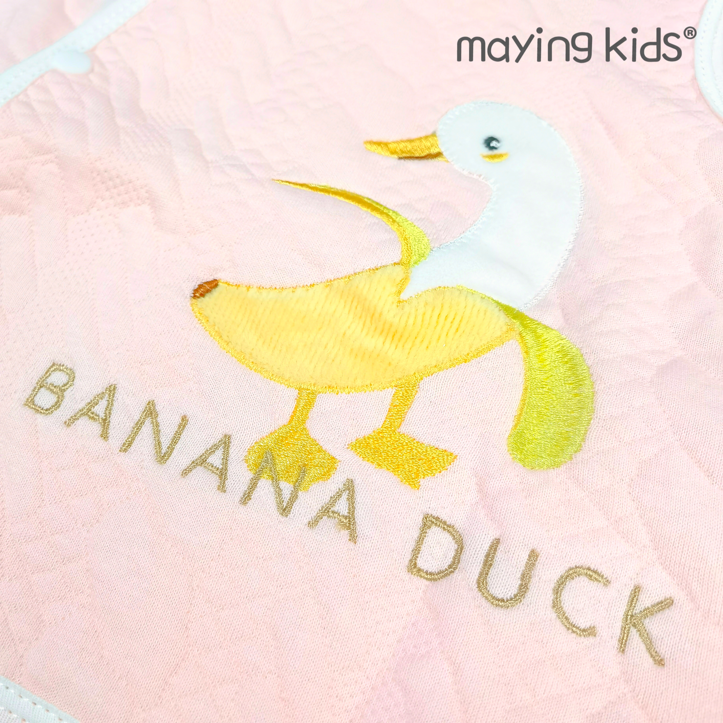 夾絲純棉背心外套 - 香蕉鴨