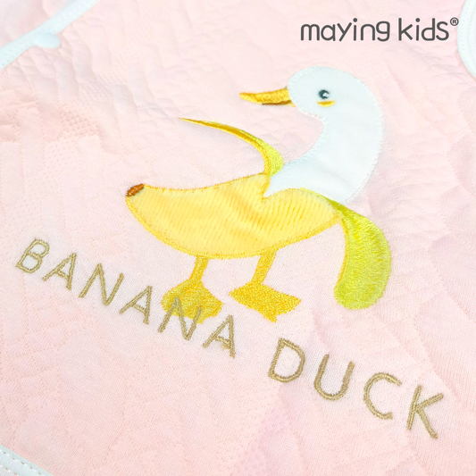 夾絲純棉背心外套 - 香蕉鴨