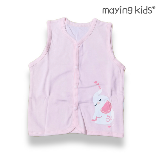 純棉單面布背心外套