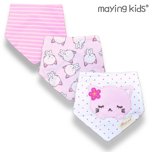 Baby Bib 3pc 嬰兒三角口水肩3件裝